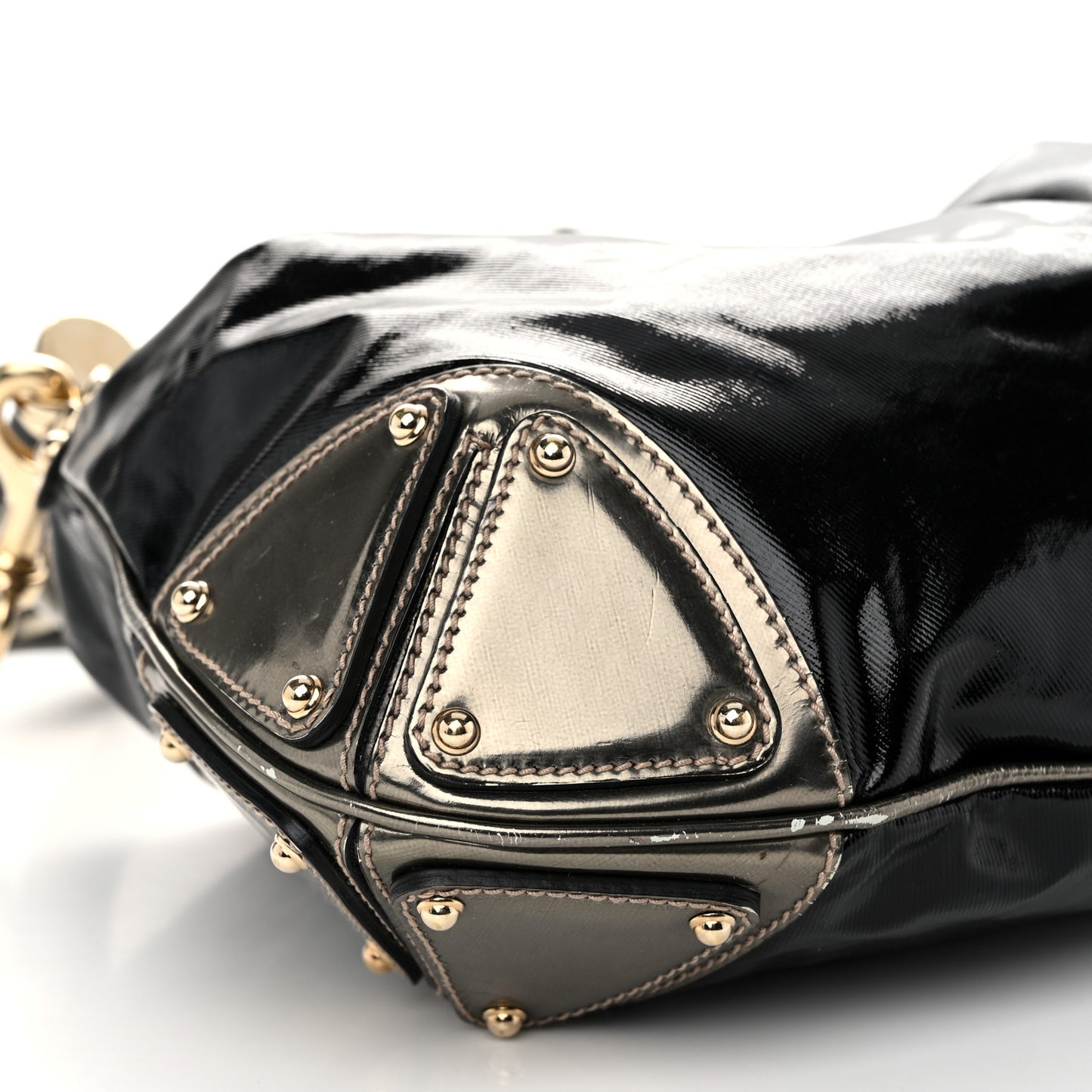 Coated Canvas Medium Indy Top Handle Hobo Black