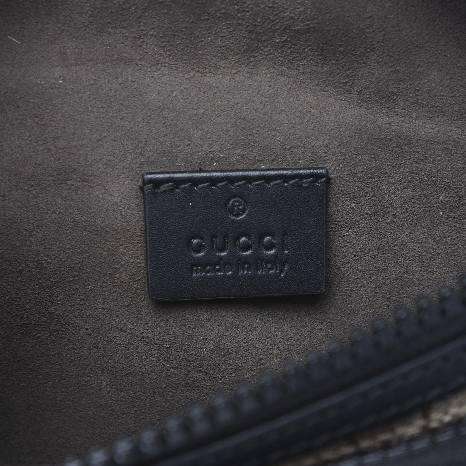 Gucci GG Supreme Monogram Belt Bag Black 5 of 8