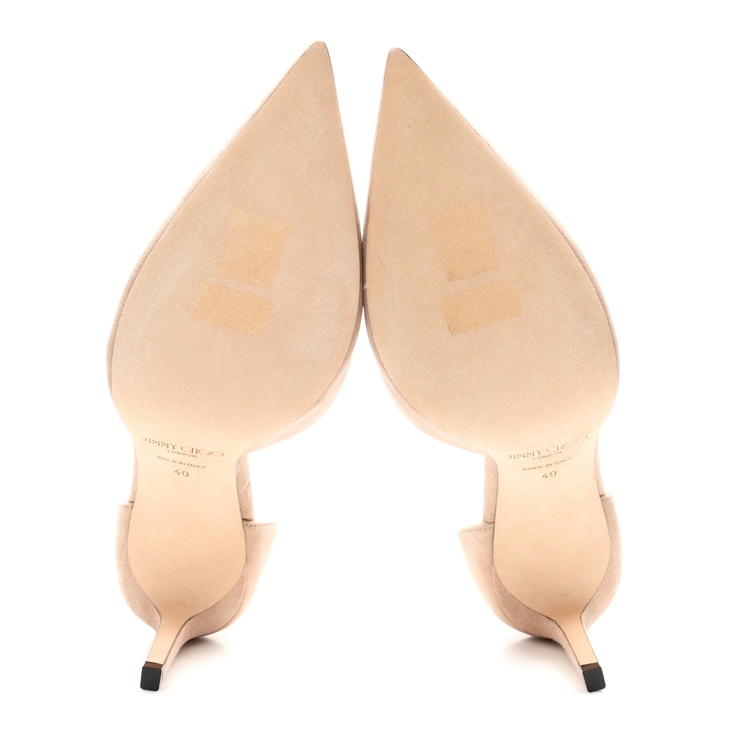 Suede Crystal Bee 85 Pumps 40 Ballet Pink