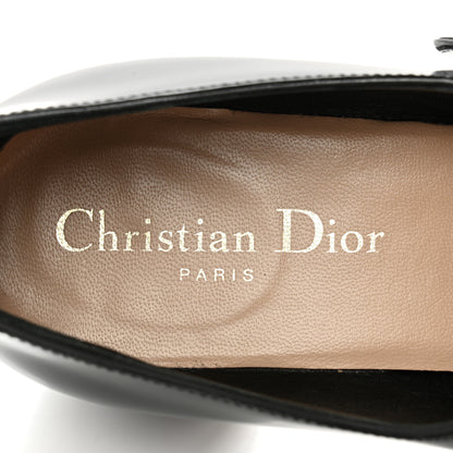 Christian Dior Brushed Calfskin Uniform 30mm Pumps 37.5 Black 7 of 10