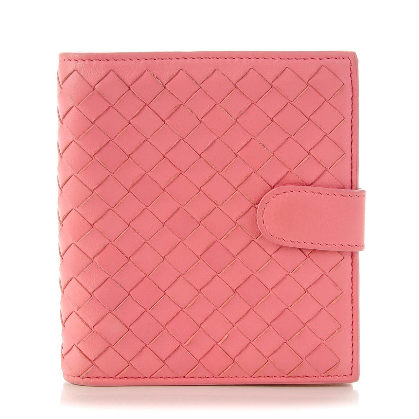 Nappa Intrecciato Mini Wallet Petal