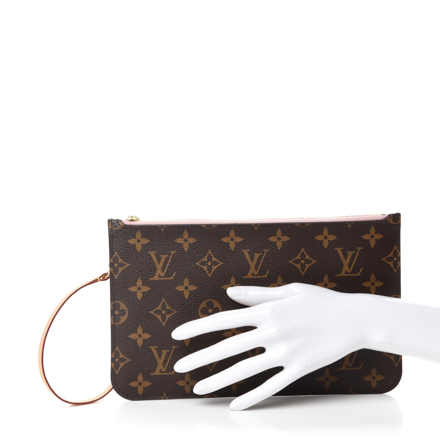 Monogram Neverfull MM GM Pochette Rose Ballerine