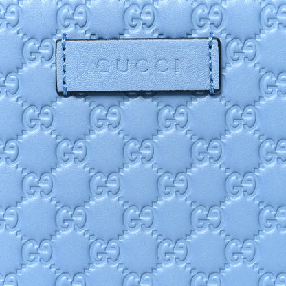 Gucci Microguccissima Zip Around Wallet Mineral Blue 7 of 9