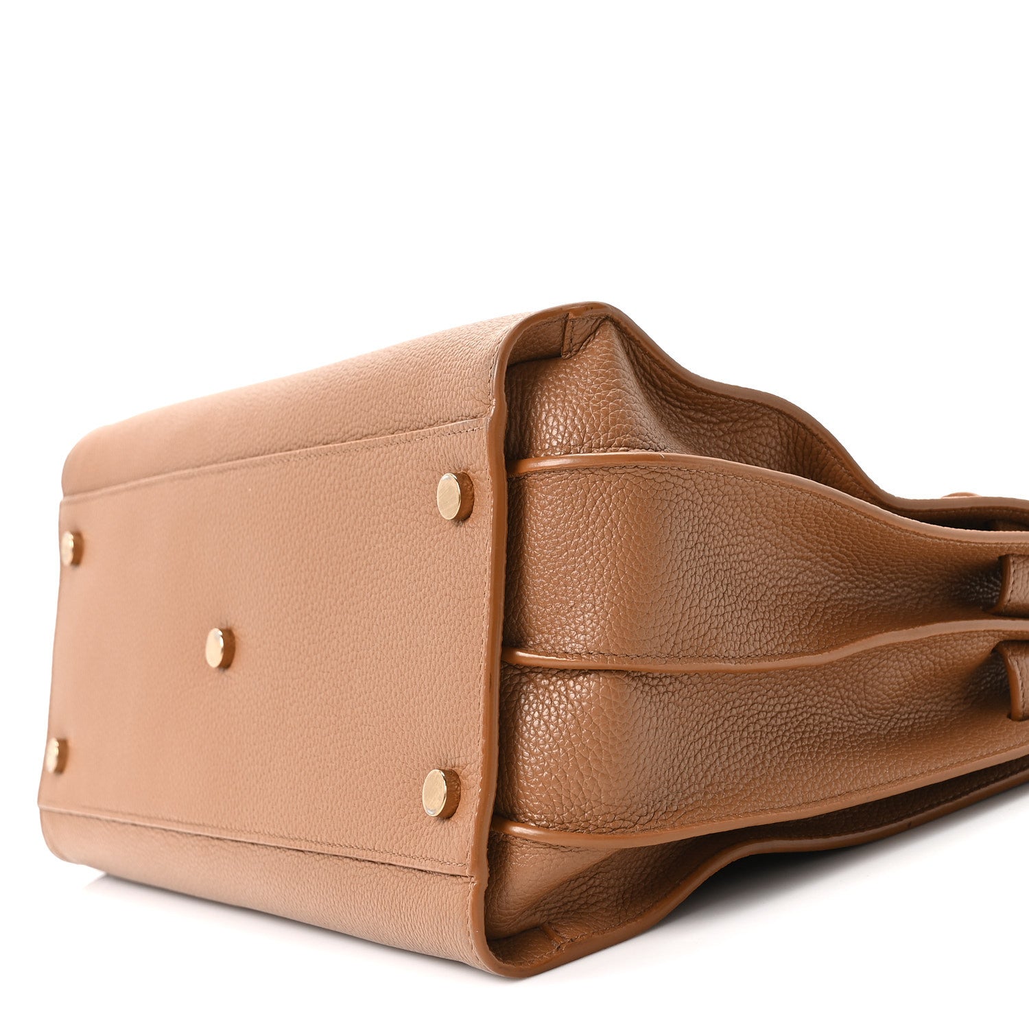 Saint Laurent Grained Calfskin Small Supple Sac De Jour Cinnamon 10 of 10