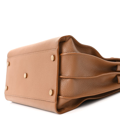 Saint Laurent Grained Calfskin Small Supple Sac De Jour Cinnamon 10 of 10