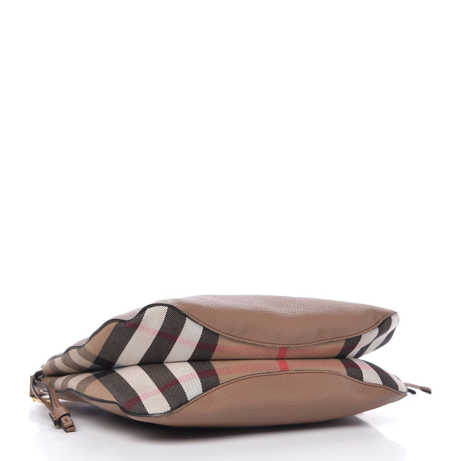 Burberry Grainy Calfskin House Check Small Bingley Dark Sand 4 of 10