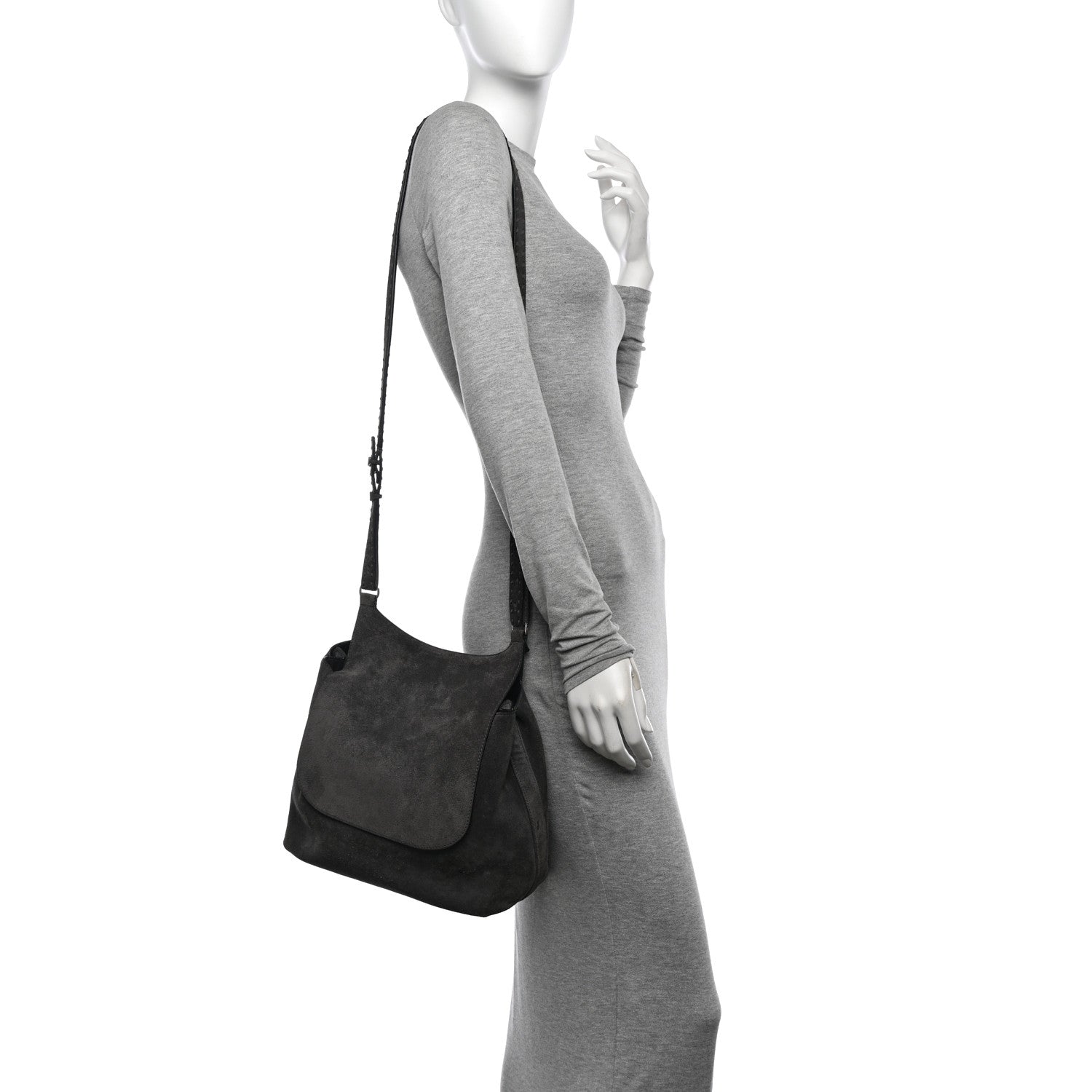 The Row Suede Sidekick Grey 2 of 12