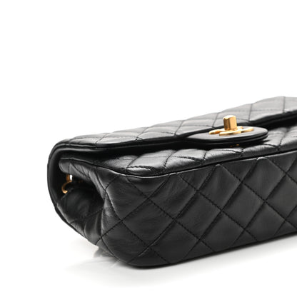 Chanel Lambskin Quilted Mini Rectangular Pearl Crush Flap Black 9 of 11