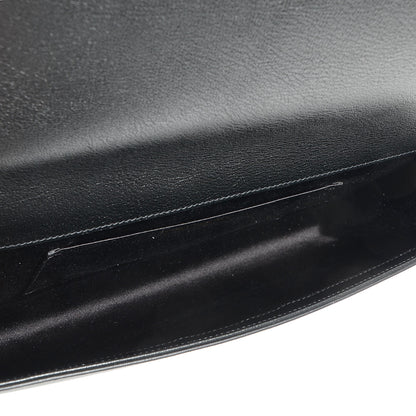 Saint Laurent Leather Large Belle de Jour Clutch Black 5 of 7