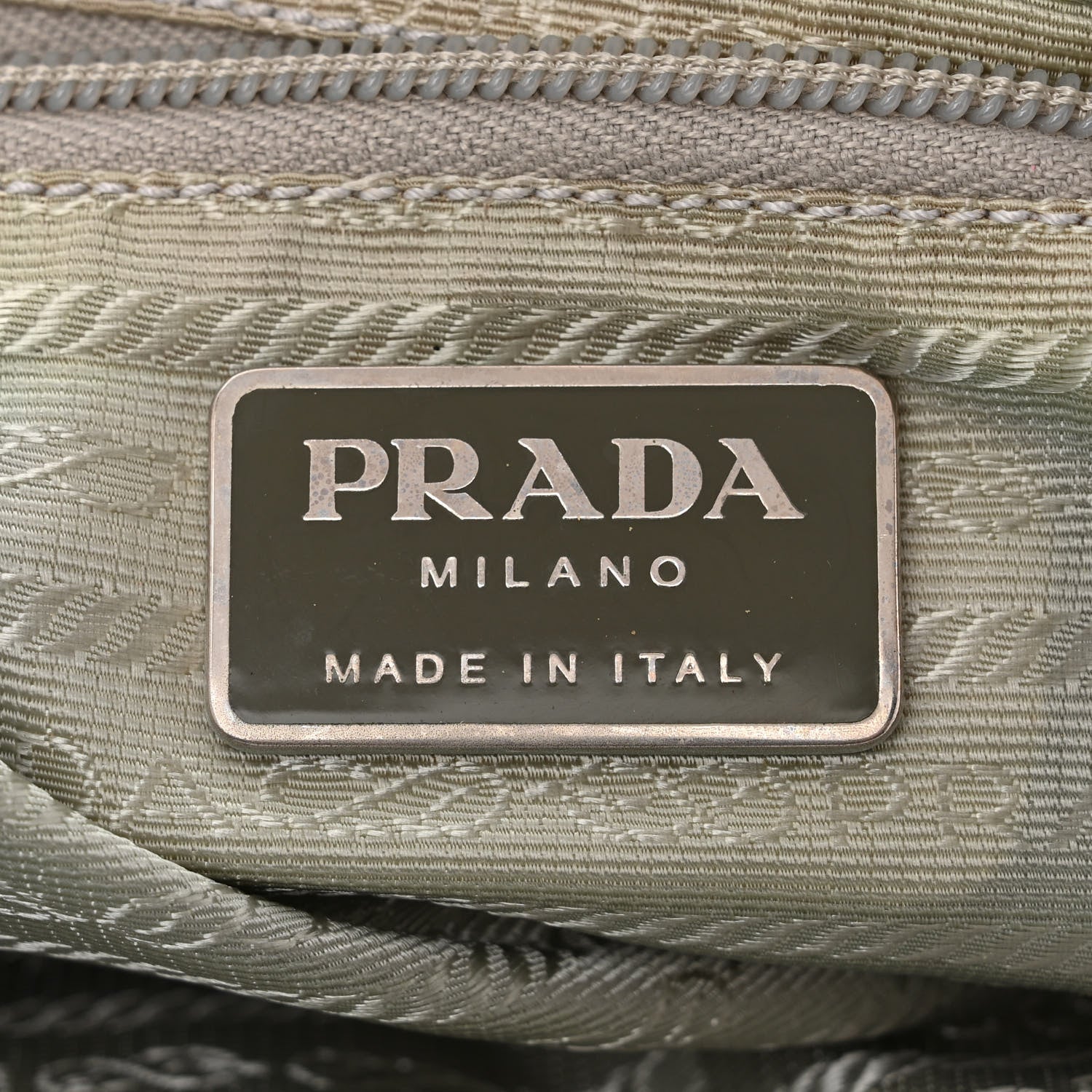 Prada Nylon Vela Patent Backpack Blue 6 of 12