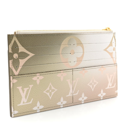 Louis Vuitton Monogram Giant Spring In The City Slim Purse Sunset Kaki 3 of 9