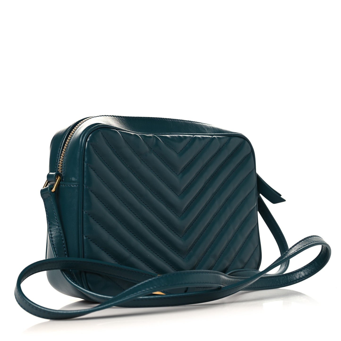 Calfskin Matelasse Monogram Lou Camera Bag Sea Turquoise
