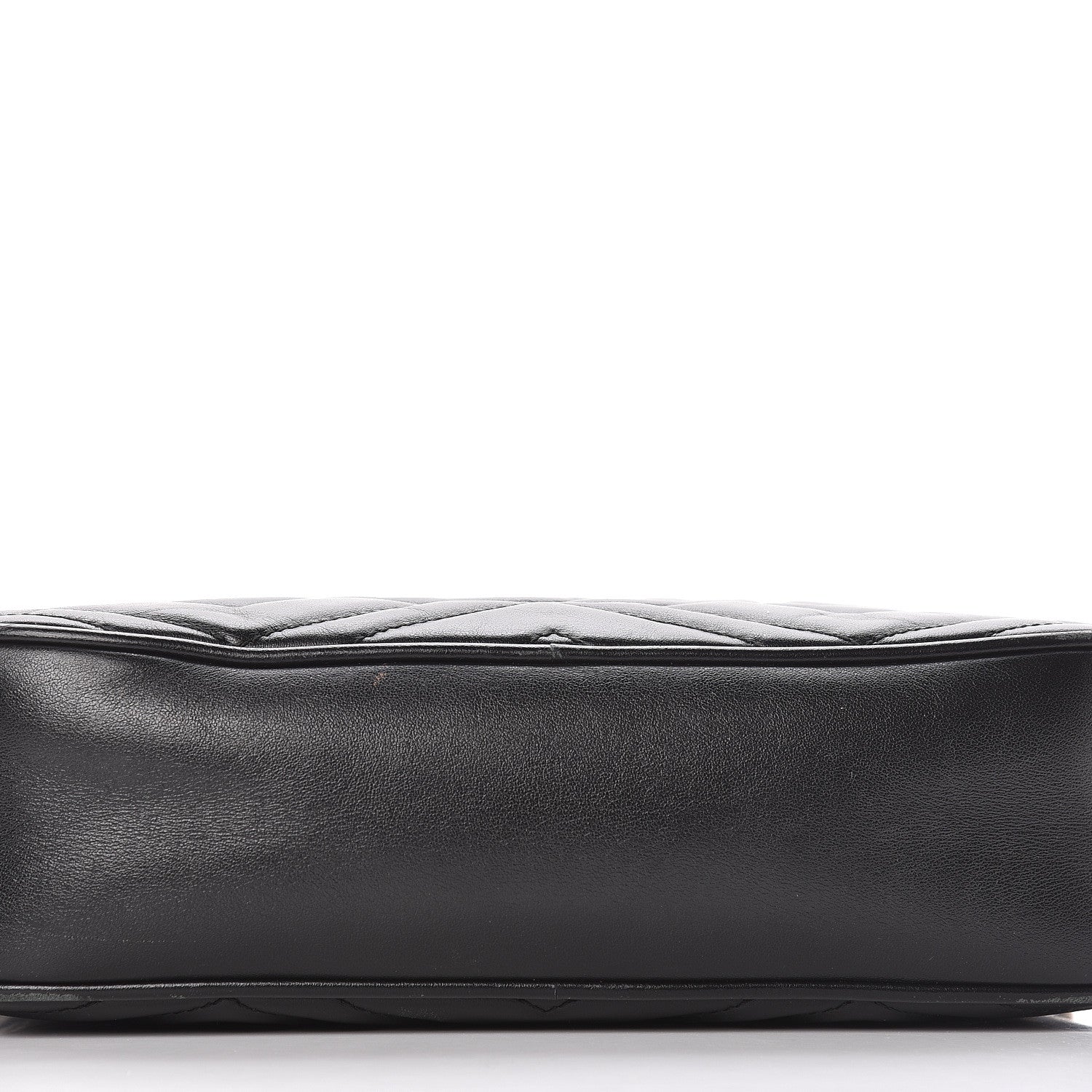 Gucci Calfskin Matelasse Small GG Marmont Chain Shoulder Bag Black 25 of 27