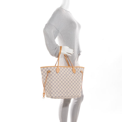 Louis Vuitton Damier Azur Neverfull MM 2 of 7
