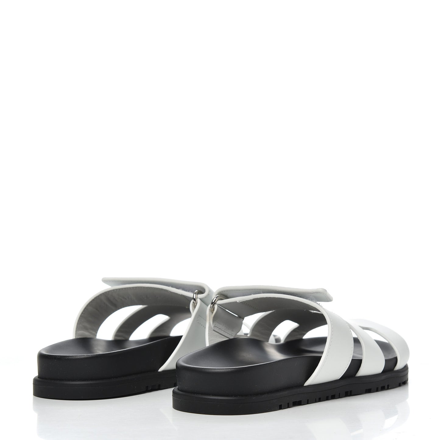 Calfskin Womens Chypre Sandals 36 White