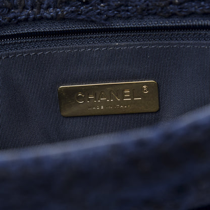 Chanel Tweed Maxi Chanel 19 Flap Navy 6 of 9