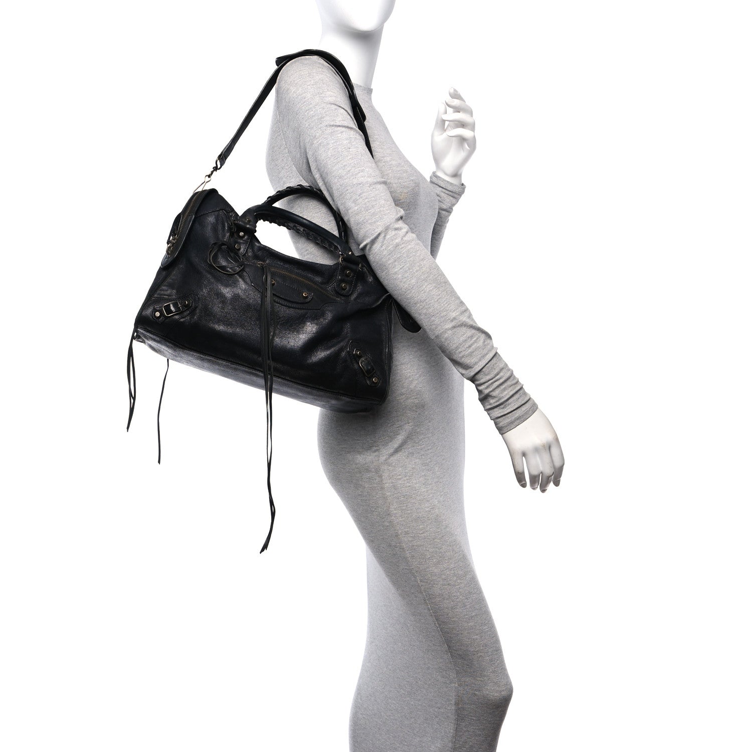 Balenciaga Agneau Classic Hardware City Anthracite 3 of 11