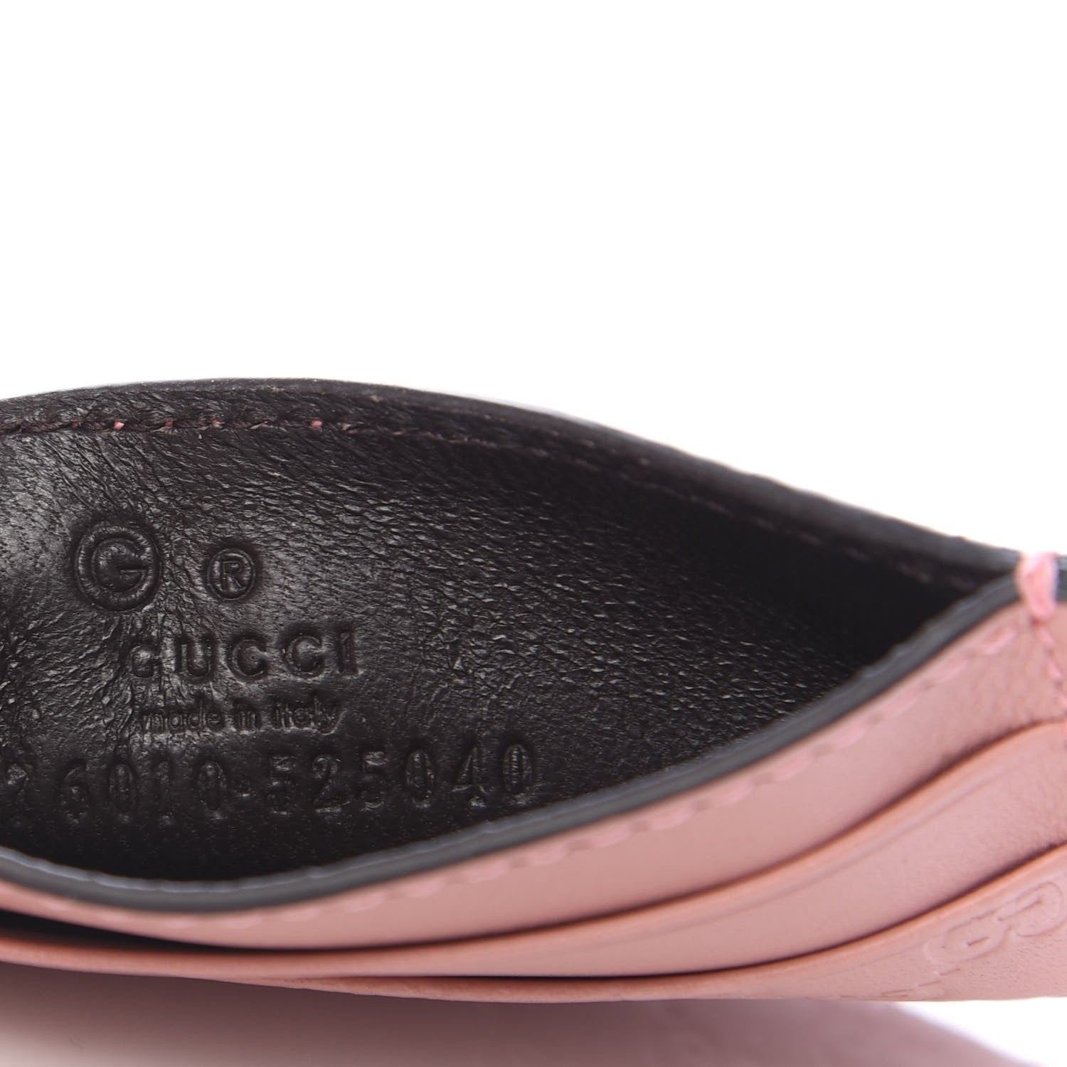 Gucci Microguccissima Card Holder Soft Pink 6 of 7