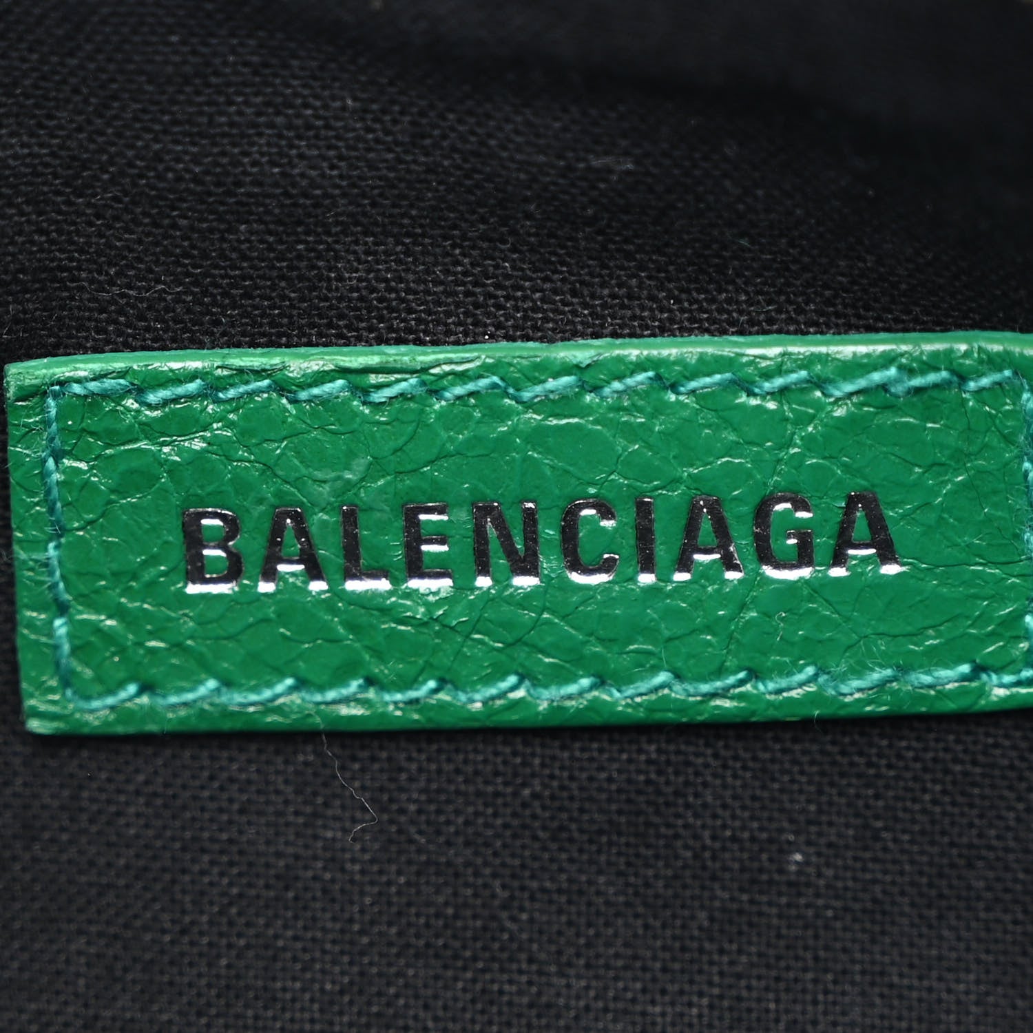 Balenciaga Agneau Arena Le Cagole Shoulder Bag XS Jade 7 of 14