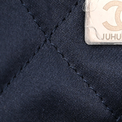 Chanel Metallic Calfskin Quilted Small Chanel 22 Navy Blue 8 of 12