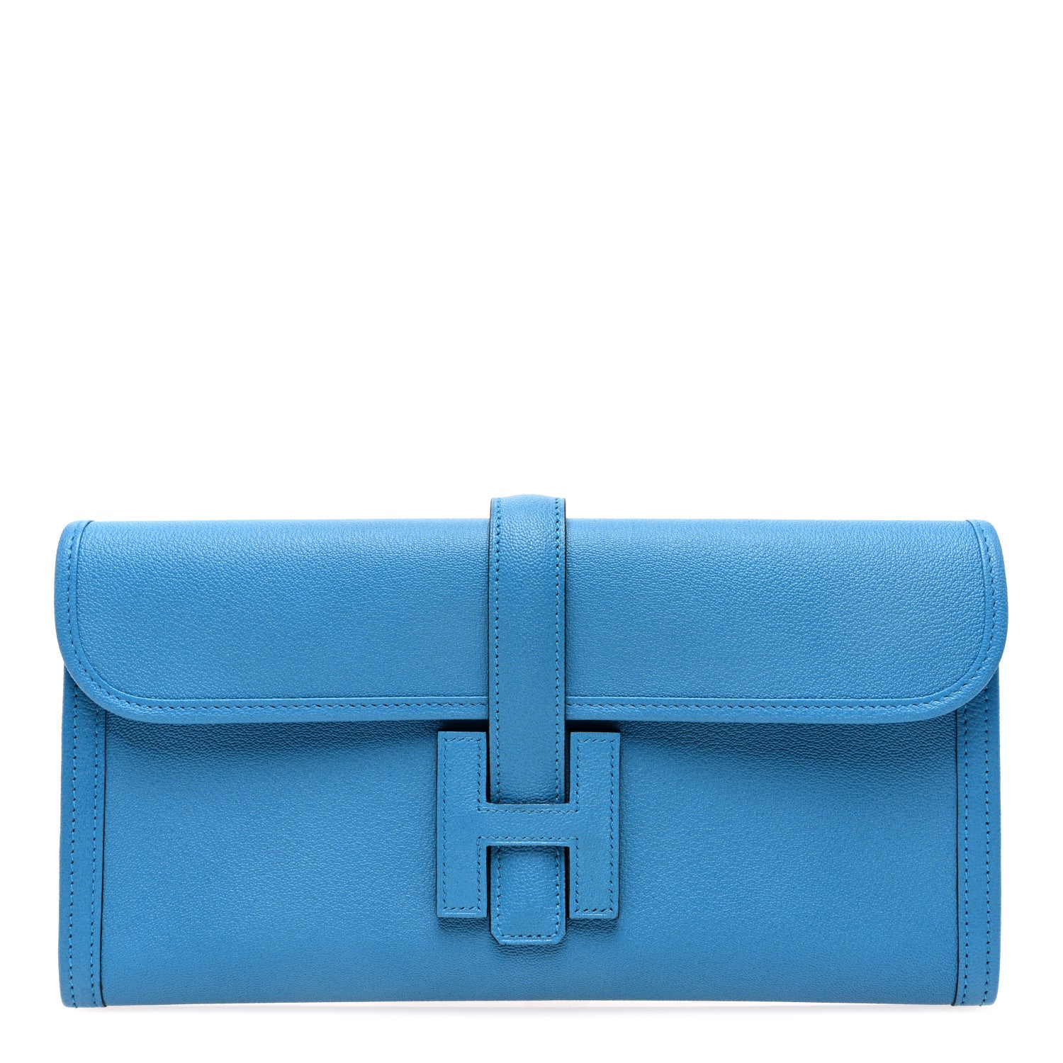 Hermes Evercolor Jige Elan 29 Clutch Bleu Zanzibar 1 of 11