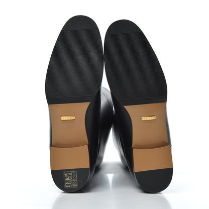 Gucci Calfskin Piuma Lux Energy High Boots 37 Black 5 of 9
