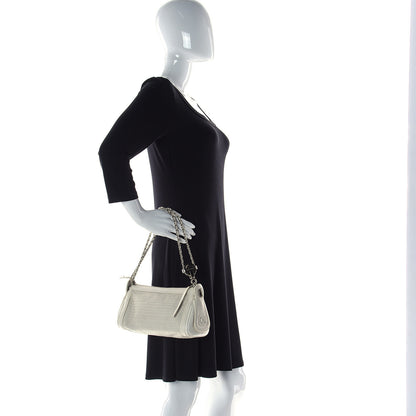 Burberry Grainy Calfskin Haymarket Check Medium Ardwell Zip Tote Camel 2 of 10