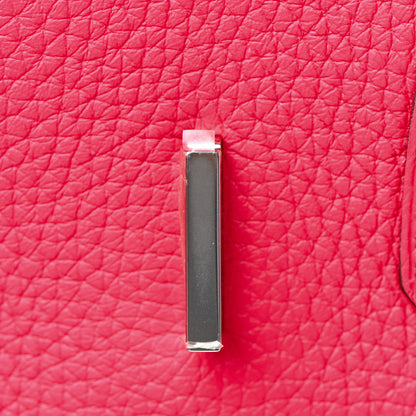 Hermes Taurillon Clemence Birkin 30 Rose Extreme 26 of 34