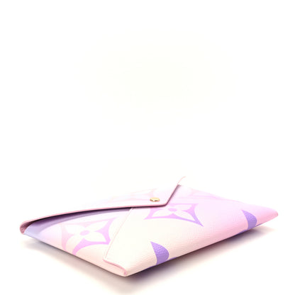 Louis Vuitton Monogram Giant Spring in the City Kirigami Pochette Set Sunrise Pastel Midnight Fuchsia Sunset Kaki 5 of 11