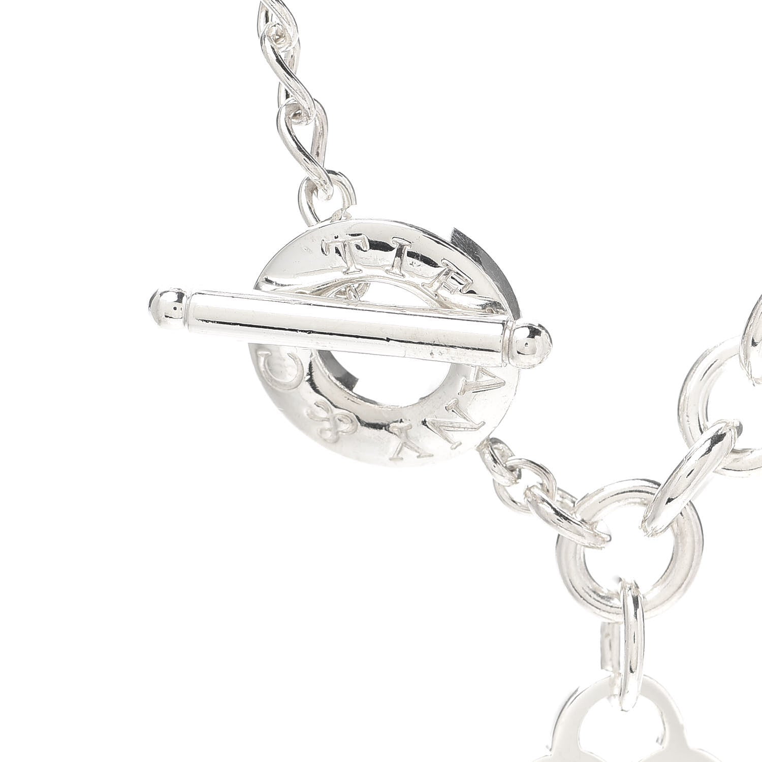 Tiffany Sterling Silver Heart Tag Toggle Necklace 4 of 4