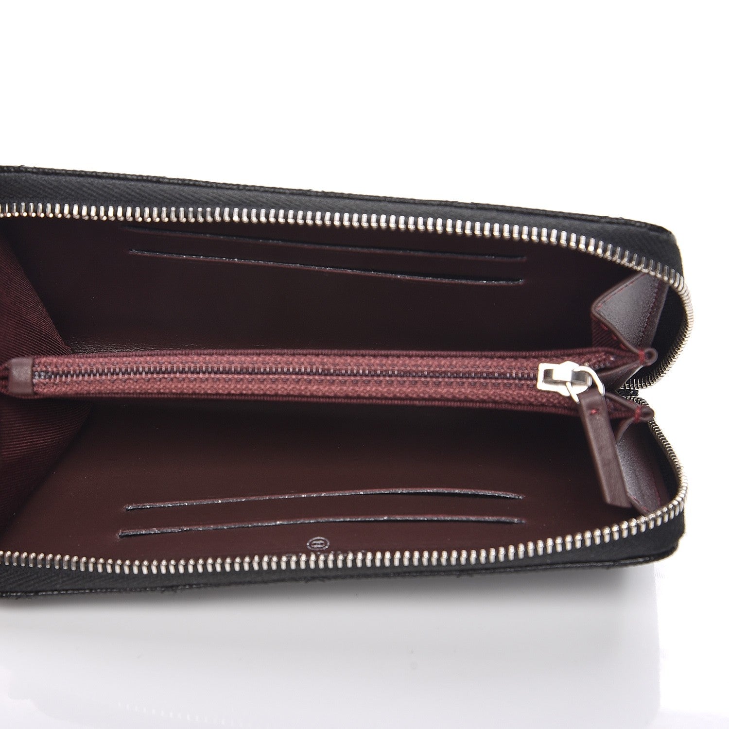 Chanel Caviar Quilted Small Zip Around Wallet Black 5 of 9