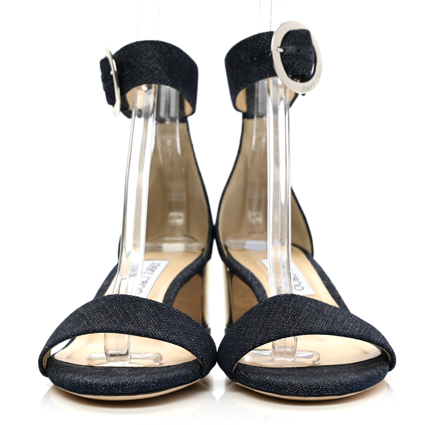 Denim Jaimie Ankle Strap Sandals 39.5 Indigo