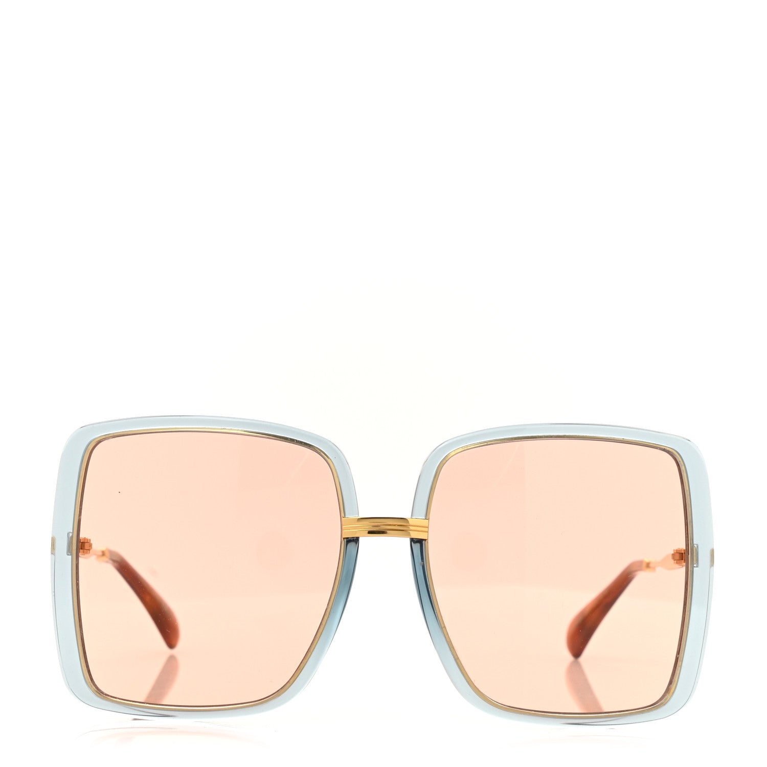 Gucci Metal Oversized Sunglasses GG0903S Blue 2 of 8