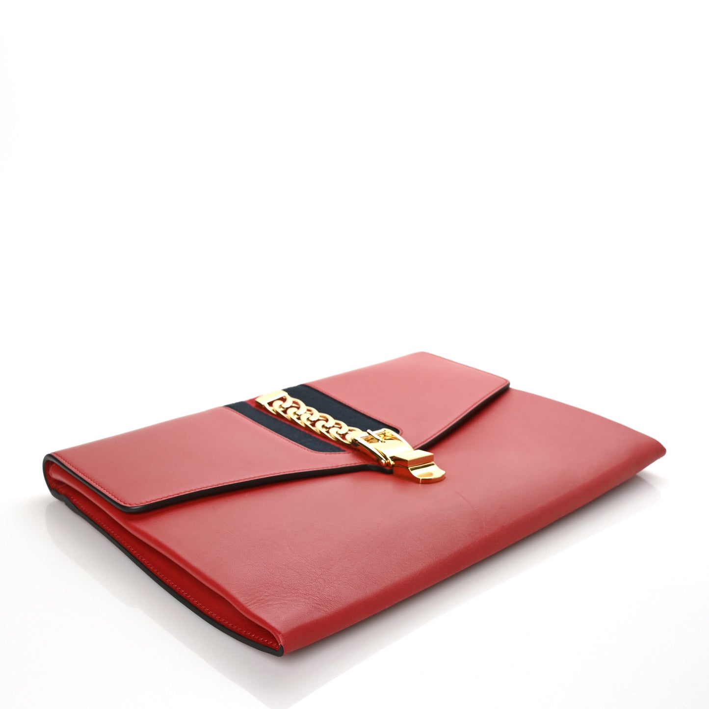 Calfskin Maxi Sylvie Clutch Red