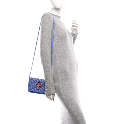 Goyard Goyardine Le Jardin Plumet Wallet Clutch Iris 2 of 10