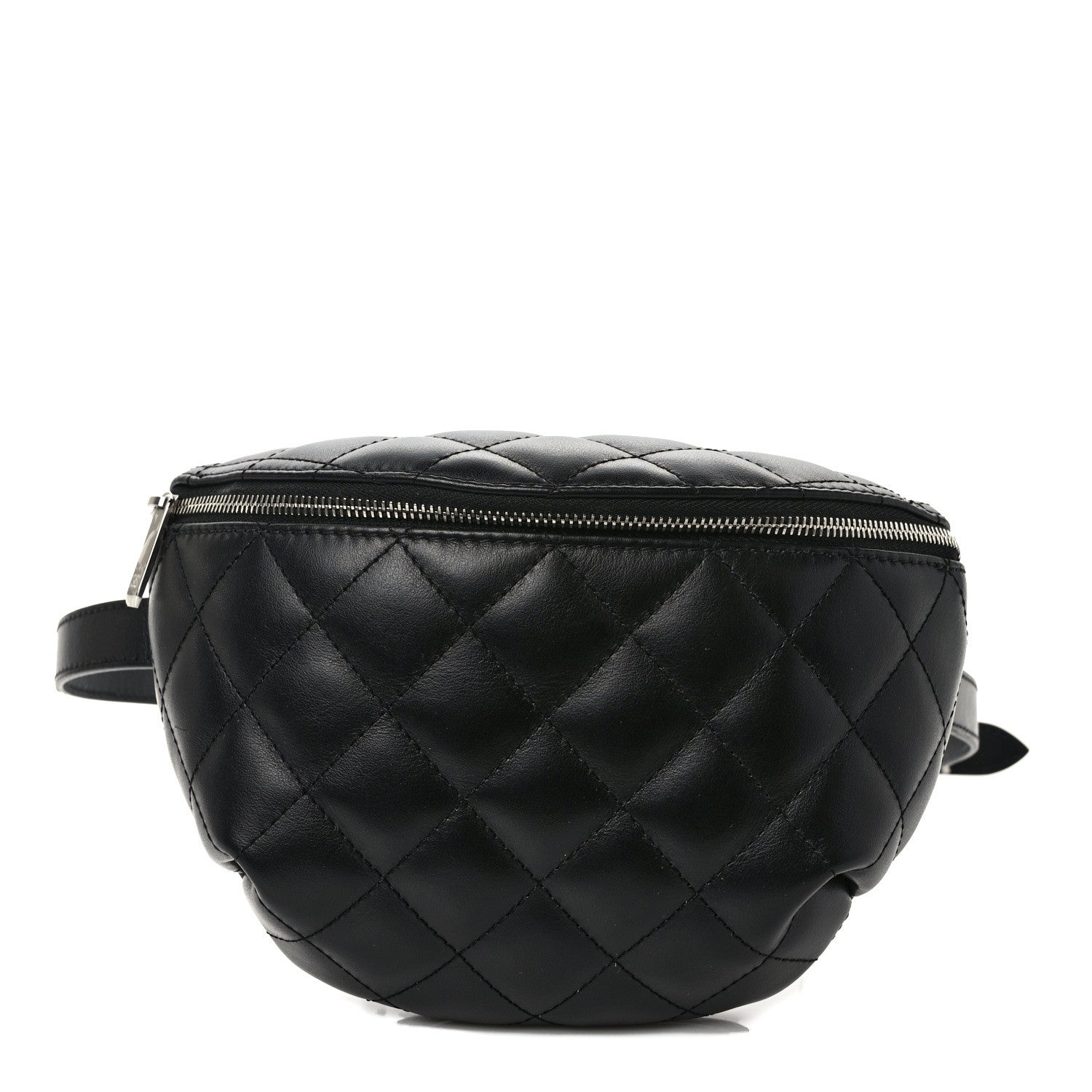 Chanel Calfskin Quilted Waist Belt Bag Black 1 of 9