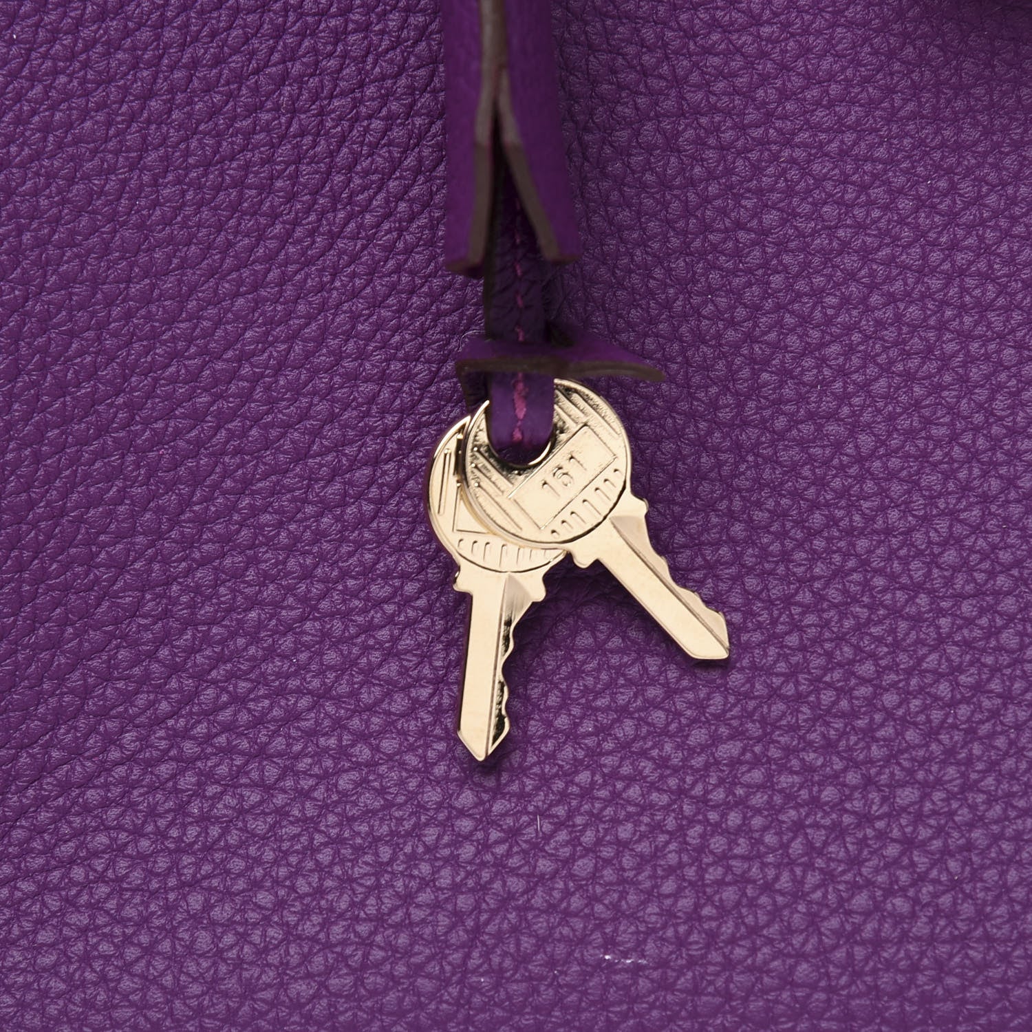 Hermes Togo Horseshoe Birkin 25 Anemone Rose Poupre 15 of 18