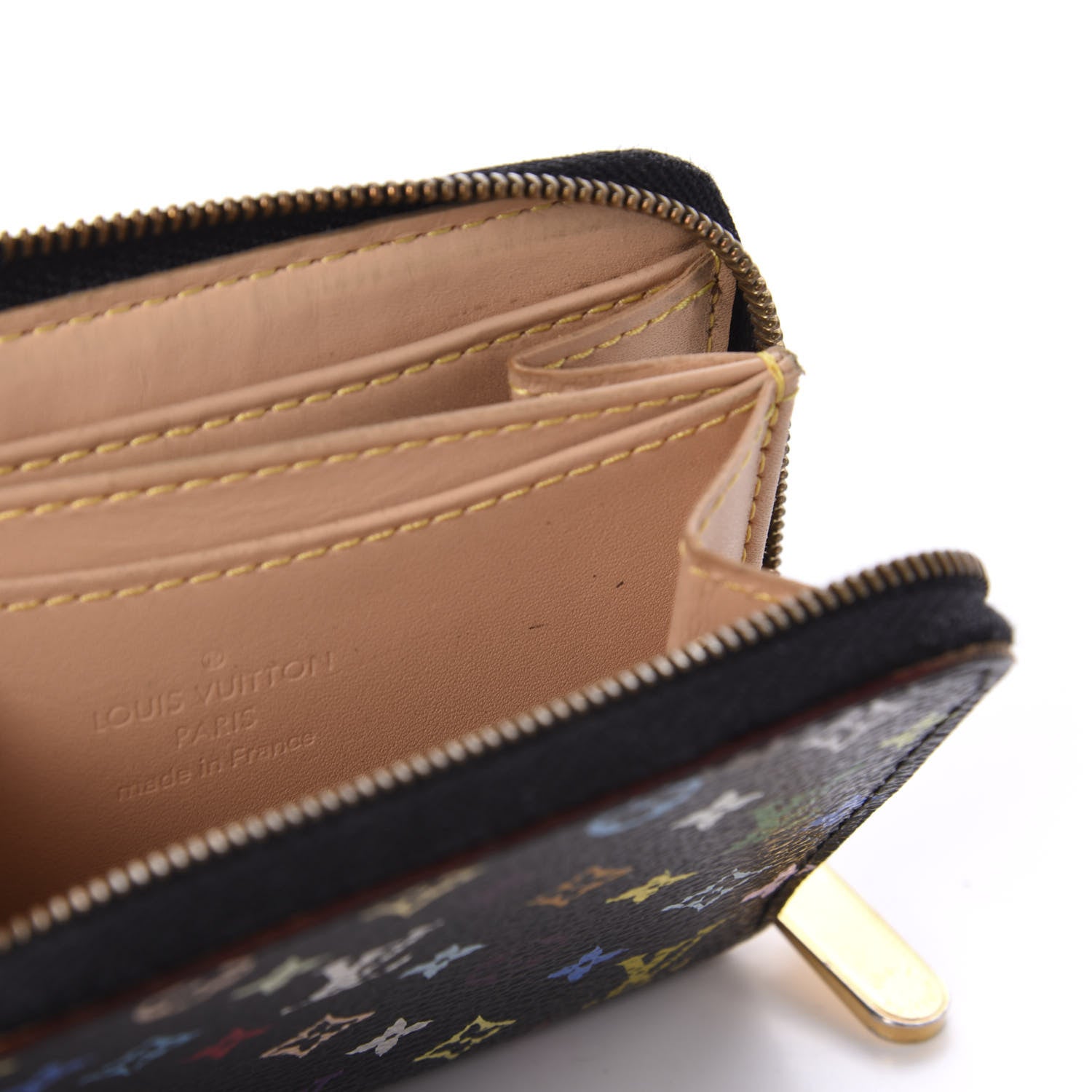 Louis Vuitton Monogram Multicolor Zippy Coin Purse Black 12 of 12