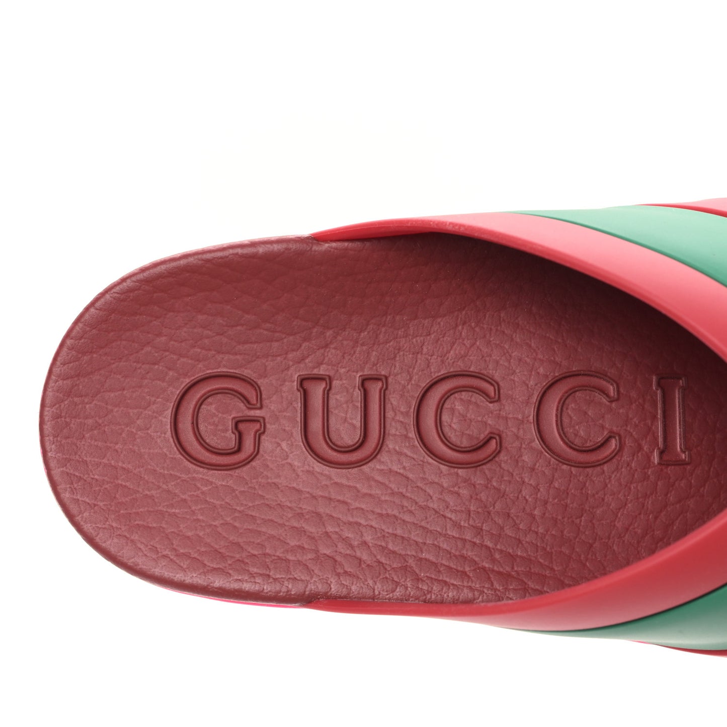 Rubber Web Womens Criss Cross Slide Sandals 40 Coral New Shamarock
