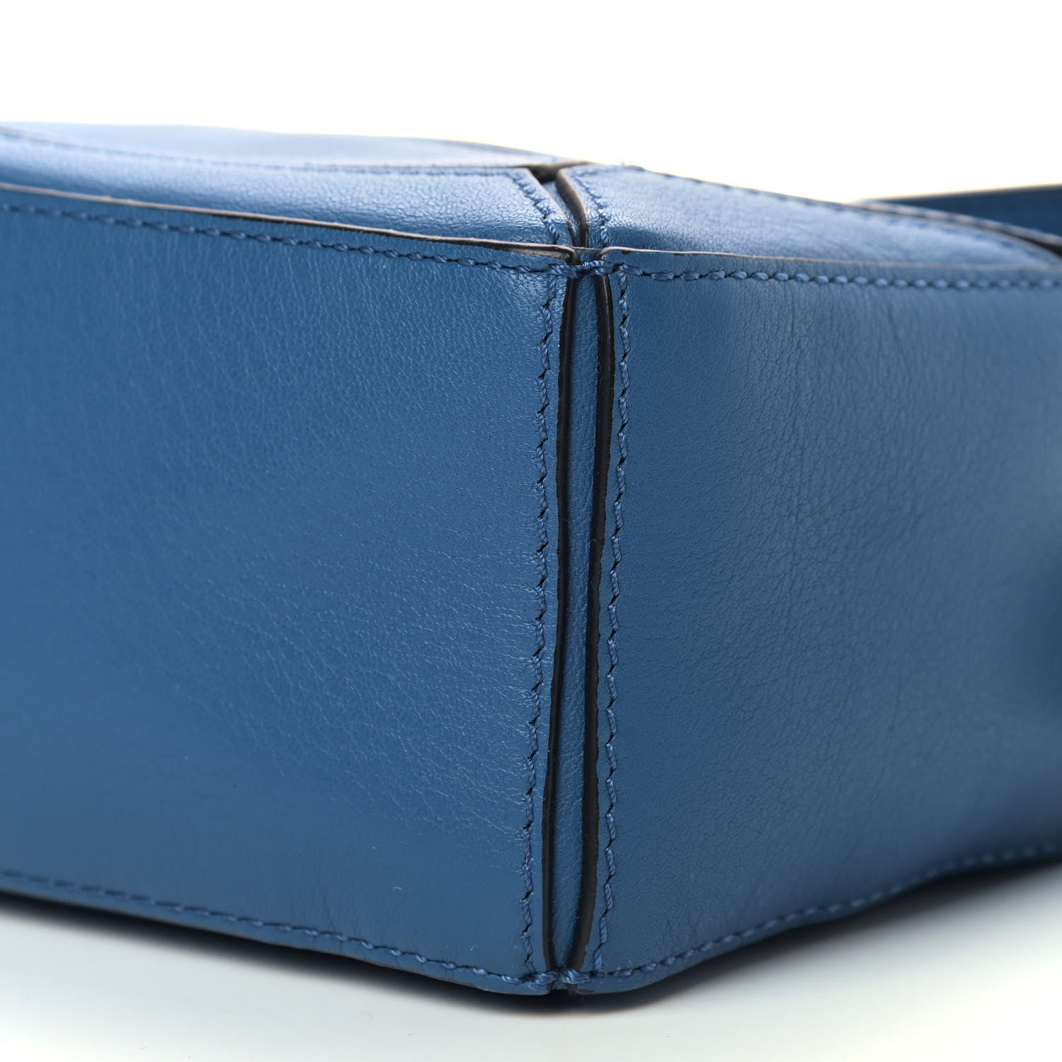 Loewe Calfskin Mini Puzzle Bag Blue 9 of 10