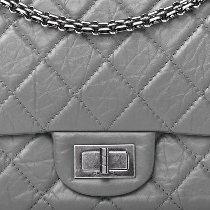 Chanel Aged Calfskin Quilted 2.55 Reissue 227 Flap Grey 10 of 11