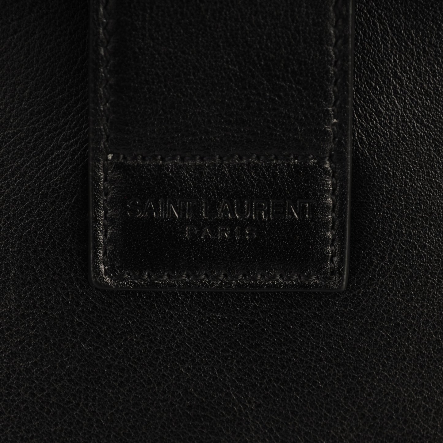 Calfskin Small Monogram Cabas Black