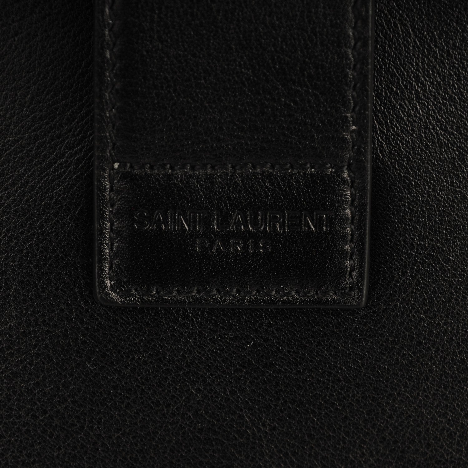 Saint Laurent Calfskin Small Monogram Cabas Black 6 of 9