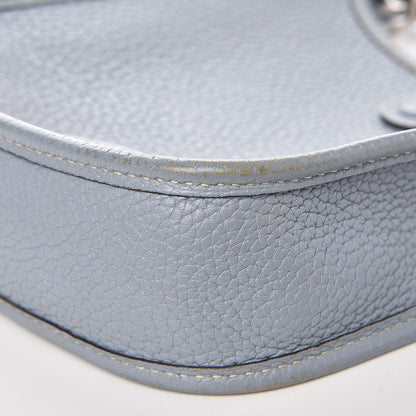 Hermes Taurillon Clemence Amazone Evelyne TPM Bleu Lin 10 of 14