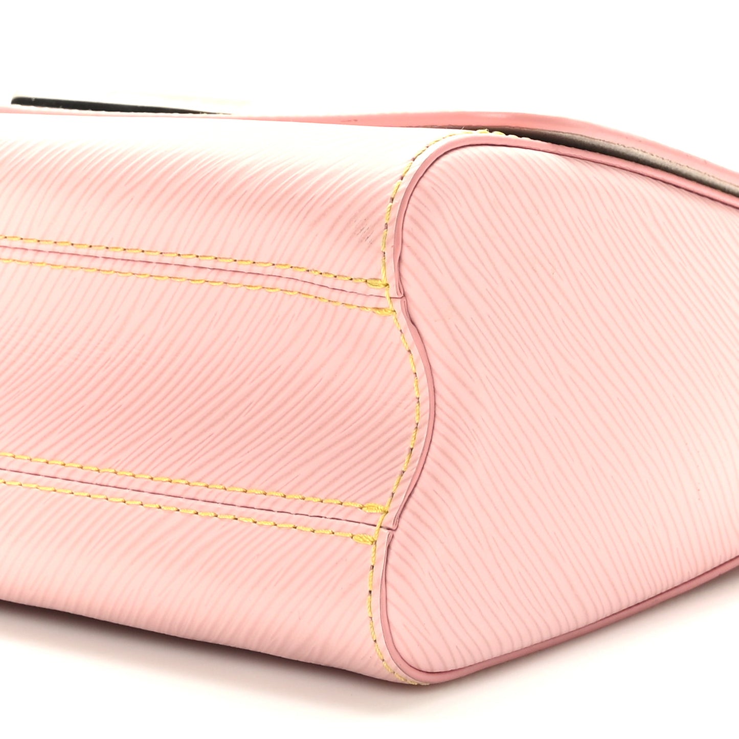 Epi Twist Shoulder Bag MM Rose Ballerine