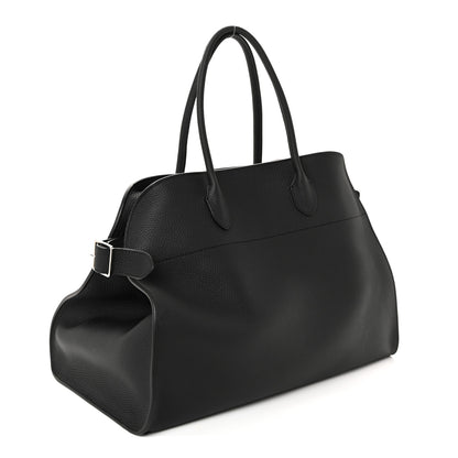 The Row Grained Calfskin Soft Margaux 17 Black 4 of 17