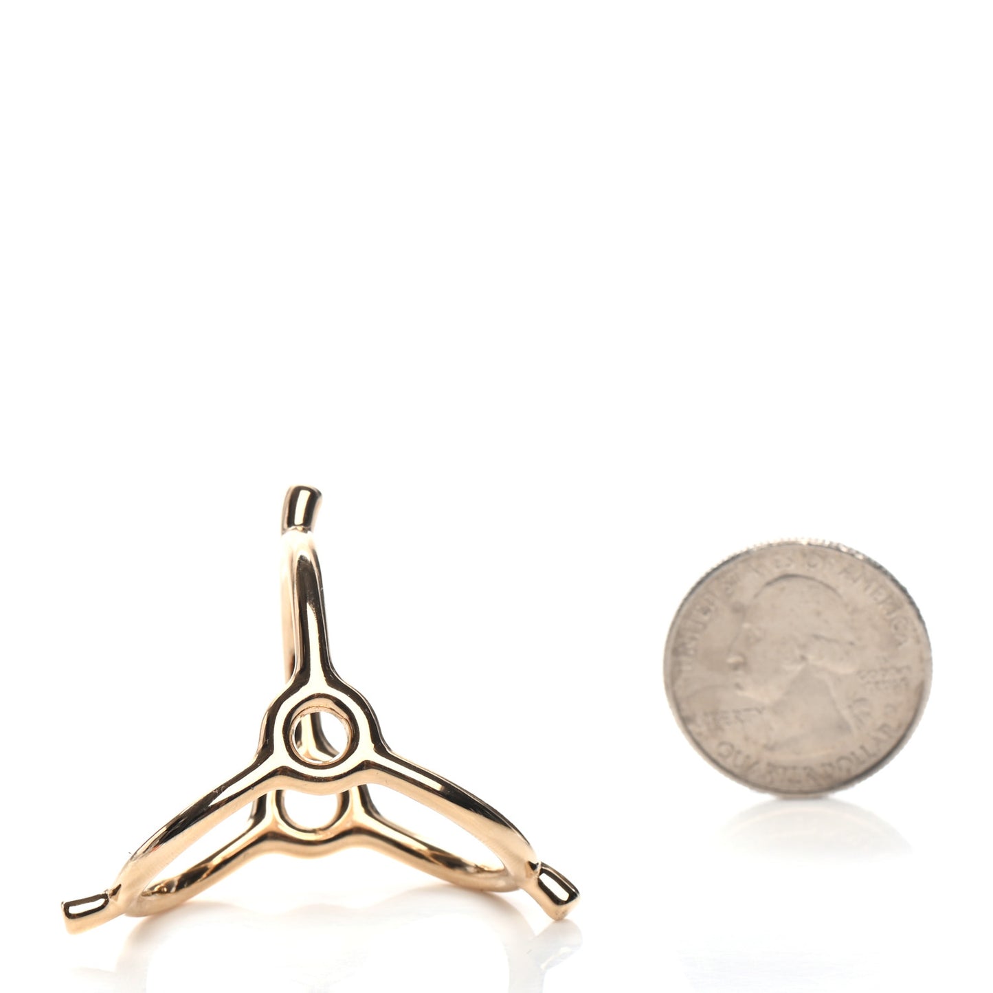 Permabrass Eperons Scarf Ring