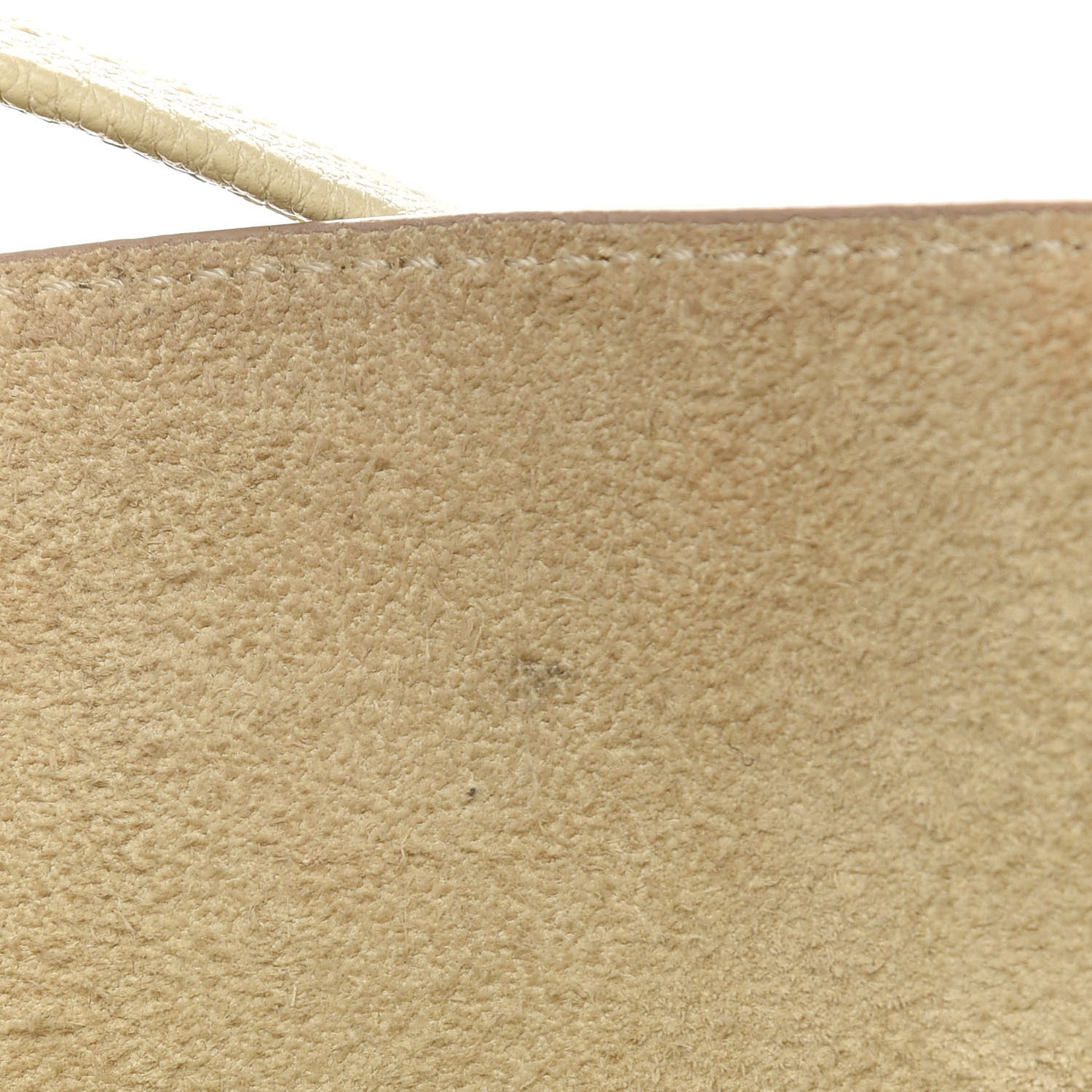 Celine Soft Grained Calfskin Small Belt Cabas Phantom Vanilla 13 of 14