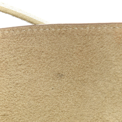 Celine Soft Grained Calfskin Small Belt Cabas Phantom Vanilla 13 of 14