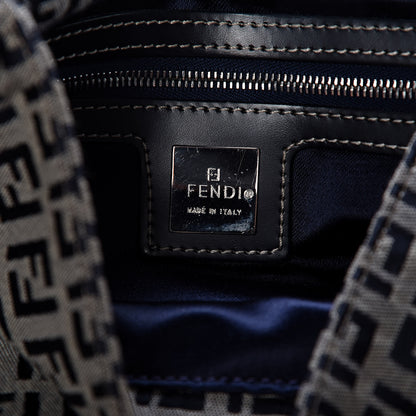Fendi Zucchino Mama Baguette Navy 6 of 8